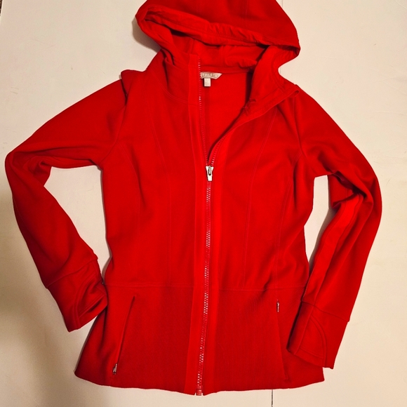 Athleta Victory Hoodie fitted size XS red - Picture 2 of 5